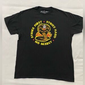 Cobra Kai "No Mercy" Graphic Tee - Size Large